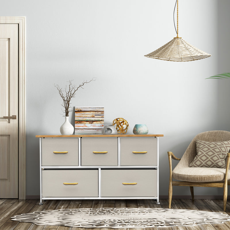 Drawer Storage Chest (5 Drawers Maple)